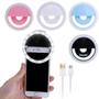 Imagem de Kit 4 Mini Ring Light Flash Para Celular Luz Led Selfie