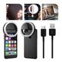 Imagem de Kit 4 Mini Ring Light Flash Para Celular Luz Led Selfie