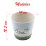 Imagem de Kit 4 Mini Vasos De Planta Cachepot Estampados Decorados 12,5cm
