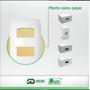 Imagem de Kit 4 Módulos Interruptor de Luz Simples Branco Home 10348-9