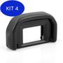 Imagem de Kit 4 Ocular Eyecup Canon Eb 5D Mark Ii 60D 50D 40D 30D 20D