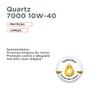 Imagem de Kit 4 Óleos Semi Sintético 10W-40 Quartz 7000 ACEA A3/B4 e API SN TotalEnergies