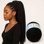 Imagem de Kit 4 Pacotes Cabelo Fio Panamá Preto P/ Tranças Ou Dreads