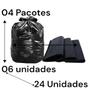 Imagem de Kit 4 Pacotes de Saco para Lixo 50 Litros com 6 unidades