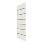 Imagem de Kit 4 Painel Canaletado Branco Mdf Para Loja 0,90x0,30m + 10 Ganchos Branco de 15cm