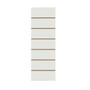 Imagem de Kit 4 Painel Canaletado Branco Mdf Para Loja 0,90x0,30m + 10 Ganchos Branco de 15cm