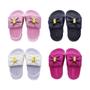 Imagem de Kit 4 Pares Chinelo Sandália Slide Infantil Bebê Menina K128