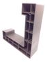 Imagem de Kit 4 Pé Cantoneira De Sofá Tabaco 18x6cm Com Parafusos
