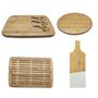 Imagem de Kit 4 Peças de Bambu Para Servir À Mesa - Oikos