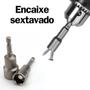 Kit 4 peças Soquete Magnético Parafusadeira Aço Cromo 10mm 11mm 12mm 13mm - CTPOHR Imagem de Kit 4 peças Soquete Magnético Parafusadeira Aço Cromo 10mm 11mm 12mm 13mm