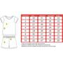 Imagem de Kit 4 Peças Sortidas de Roupas Infantil Menina - 2 Camisetas + 2 Bermudas - Kit com 2 Conjuntos