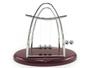 Imagem de Kit 4 Pendulo Newton Oval Enfeite Decorativo Bolas De Metal