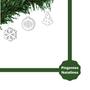 Imagem de Kit 4 Pingente Enfeite Natal Branco - Arvore com Estrelas