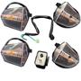 Imagem de Kit 4 Piscas Seta Completo Led Sequenciais Com Rele Regulador Pop110i - MHX