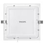 Imagem de Kit 4 Plafon Quadrado Embutir 12w Philips Branco Frio 6500K