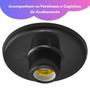Imagem de Kit 4 Plafons Lampada Comum Soquete E27 Até 100w Autovolt Slim Redondo Pronto para Instalação