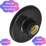 Imagem de Kit 4 Plafons Lampada Comum Soquete E27 Até 100w Autovolt Slim Redondo Pronto para Instalação