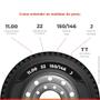 Imagem de Kit 4 Pneu Pirelli Anteo Aro 22 11.00/22 150/146J 16PR TT AT65 Liso Rodoviário