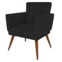 Imagem de Kit 4 Poltronas Nina com Capitone - Preto