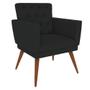 Imagem de Kit 4 Poltronas Nina com Capitone - Preto