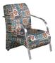 Imagem de Kit 4 Poltronas Sevilha Cadeira Braço Alumínio Conjunto Sala Recepção