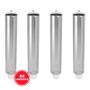 Imagem de Kit 4 Porta Copos Em Aço Inox Para Copos De Água 180 E 200Ml