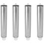 Imagem de Kit 4 Porta Copos Em Aço Inox Para Copos De Água 180 E 200Ml
