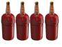 Imagem de Kit 4 Porta Garrafa Termico Capa Camisinha P/ Cerveja 600Ml