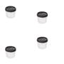Imagem de Kit 4 Pote Redondo Multiuso  Com Tampa Rosca 300 ML