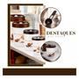 Imagem de Kit 4 Potes Com Medidor Tampa Alimentos Mantimentos Colher