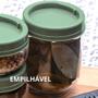 Imagem de Kit 4 Potes Gire E Trave Empalhável Plástico 380ml Multiuso