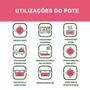 Imagem de Kit 4 Potes Hermético Vidro Marmita 370 640 1040 1520ml