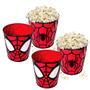 Imagem de Kit 4 Potes para Pipoca Spider-Man 3D Balde Homem Aranha 2L