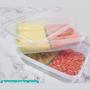 Imagem de Kit 4 Potes Retangular Raso Tamanho P 500ml Frios Multiuso