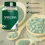 Imagem de Kit 4 Potes Spirulina Suplemento Alimentar Natural Vitaminas 100% Puro Natunéctar 240 Capsulas