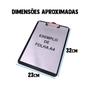 Imagem de Kit 4 Prancheta A4 Black Officio Stalo com Prendedor para escrever com giz e giz liquido
