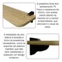 Imagem de Kit 4 Prateleiras De Parede Para Livro Decorativa Ávila MDP 60cm x 15cm Jade