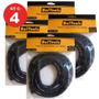 Imagem de Kit 4 Protetor Cabos Espiral 14mm X 2 Metros Preto Beltools