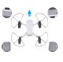 Imagem de Kit 4 Protetor Helice Contra Batida Drone Dji Mavic Mini 2