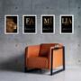 Imagem de Kit 4 Quadros Família - Leão Dourado 45X34Cm - Com Vidro