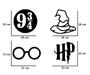 Imagem de Kit 4 Quadros Harry Potter e a Pedra Filosofal MDF Vazado