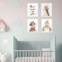 Imagem de Kit 4 Quadros Infantis Princesas - Tenha Coragem 24x18cm - com vidro