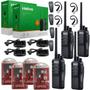 Imagem de Kit 4 Rádio Comunicador Intelbras RC3002 Com Carregador V8 Bivolt
