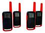 Imagem de Kit 4 Rádio Talkabout  Motorola T210br Até 32km + 4 Fones