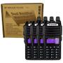 Imagem de Kit 4 Rádios Comunicador Baofeng 5w Bf Vhf /uhf/ Fm Dual Band Uv-82 Cor Preto