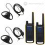Imagem de Kit 4 Radios Comunicadores T470BR E Fones Resistentes Modelo Concha P1 