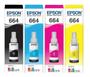 Imagem de Kit 4 Ref Tinta Original Epson T664 L365 L375 L395 L380 L220