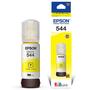 Imagem de Kit 4 Refil Tinta Para T544 L3110 L3250 L3150 Bk Original Amarelo