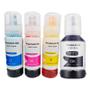 Imagem de Kit 4 Refil Tinta Pro Resolution 504 544 T504 L6161 L4150 L4160 L6191 L6171 L3110 L3150