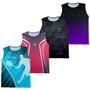 Imagem de Kit 4 Regata Masculina Camisa Fitness Academia Musculação Treino funcional Dry Esportiva